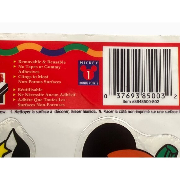 Disney Vintage Halloween Static Cling Window Decorations  Mickey & Friends - Picture 11 of 12